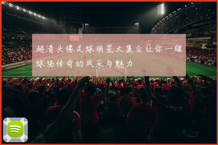 超清头像足球明星大集合让你一睹球场传奇的风采与魅力
